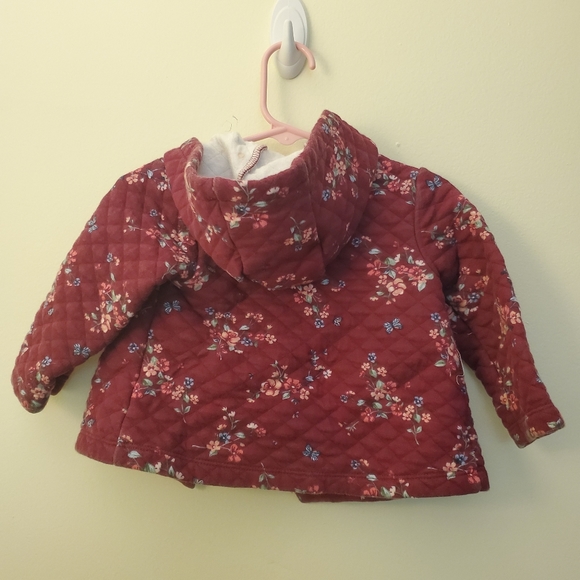 Carter's 12 Months Baby Girl Quilted Style Jacket - Picture 3 of 3